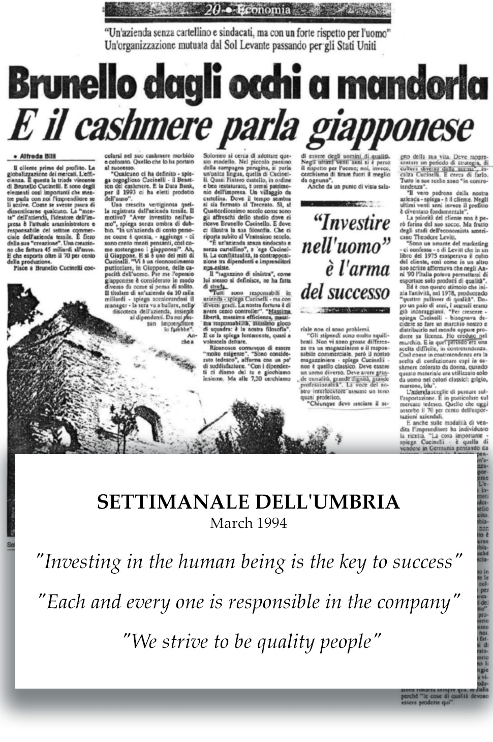 1994 Settimanale dell'Umbria