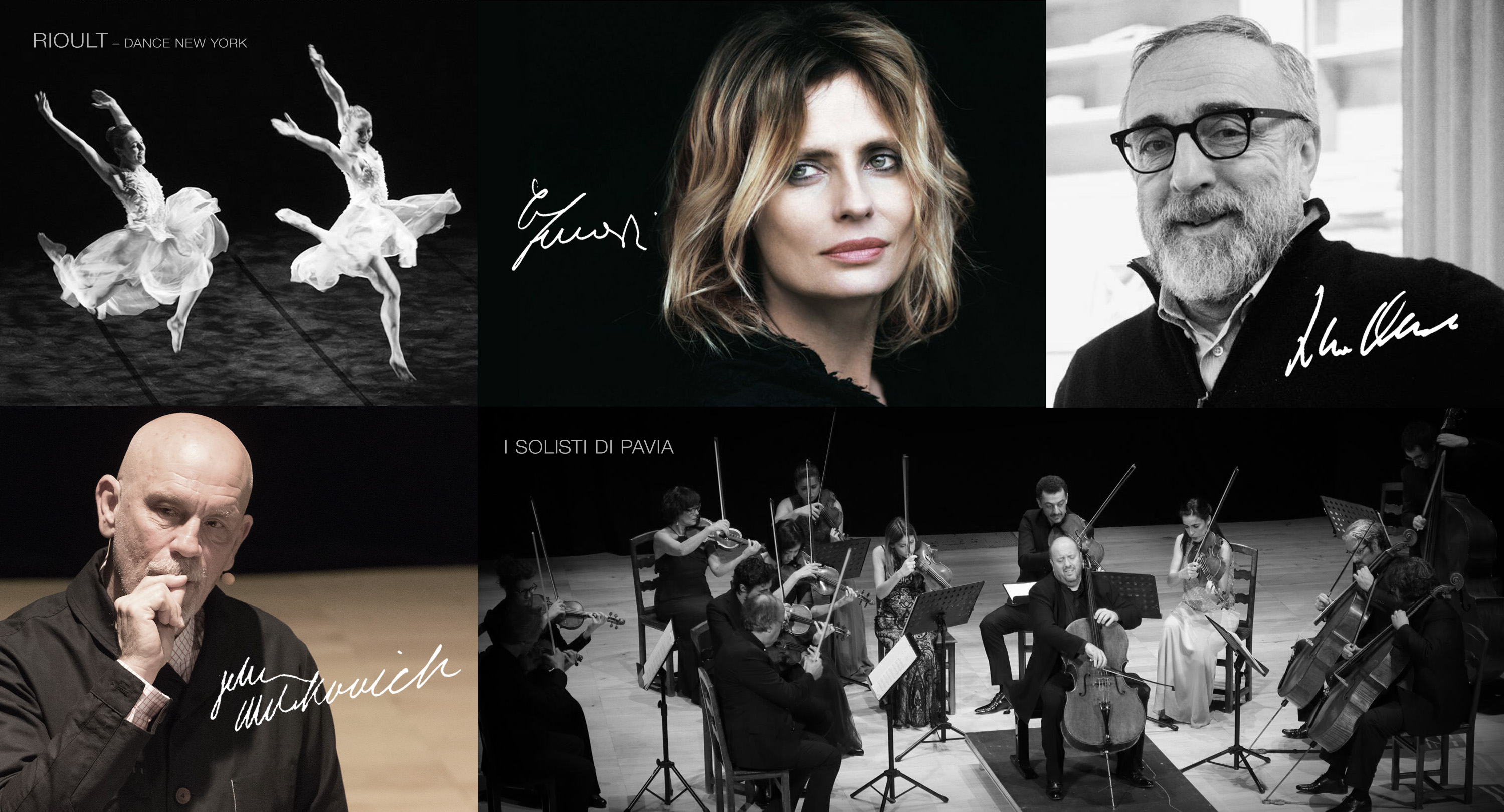 The Cucinelli Theater - the artists