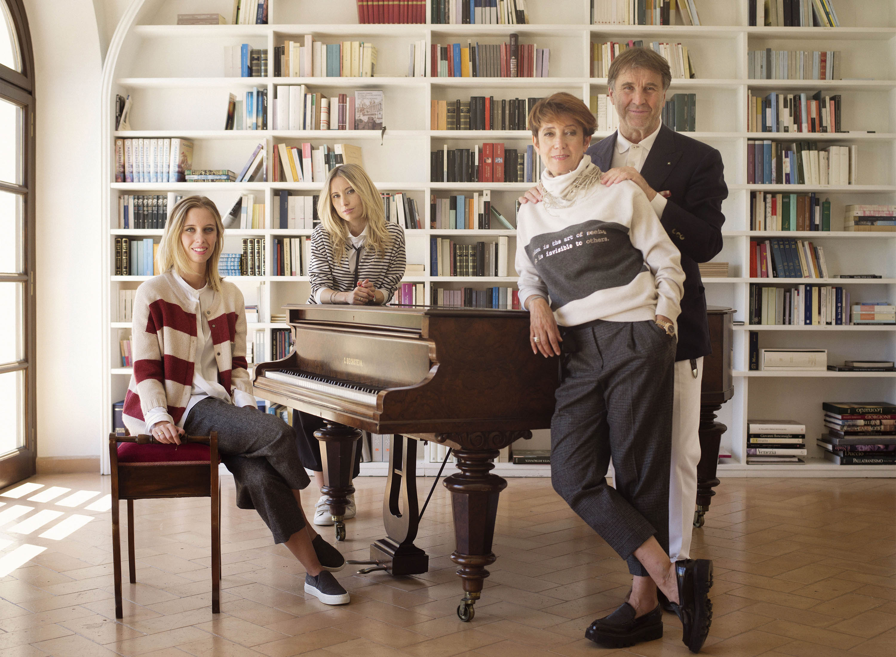 Brunello, Federica, Camilla and
Carolina Cucinelli