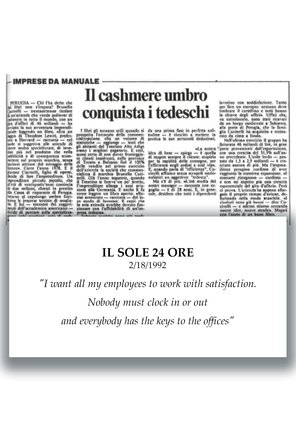 1992 Il Sole 24 Ore