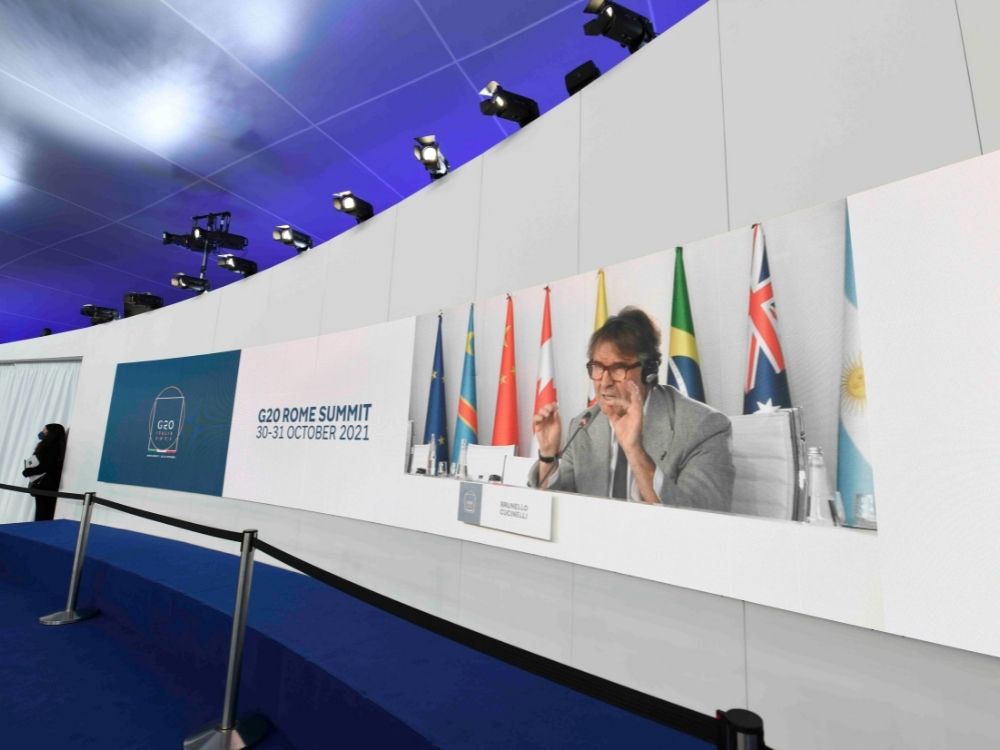 Discorso di Brunello Cucinelli ai grandi della Terra
        in occasione del G20
